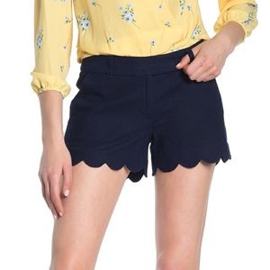 J. Crew Scalloped Hem short (Size 4 )